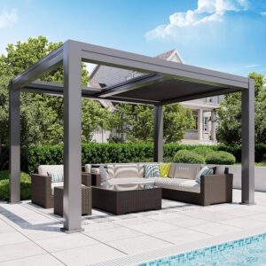 tilt & openable pergola