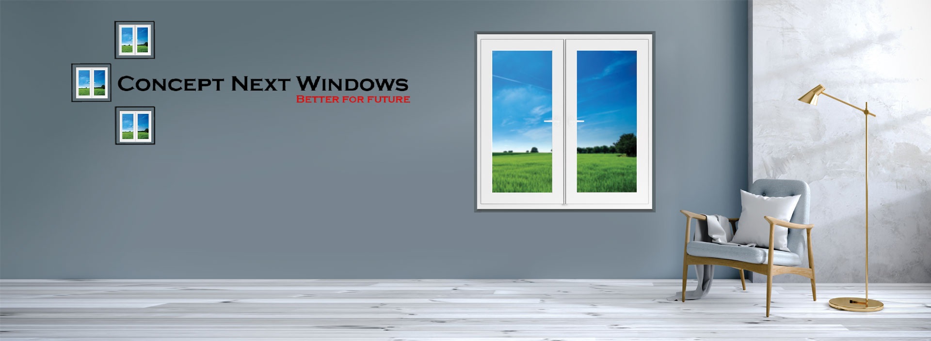 casement window banner